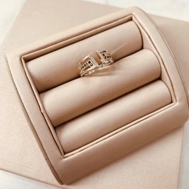 AN PRATA FALANGE CRAVEJADO NEGRO