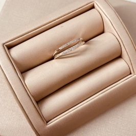 APARADOR PRATA 925 FINO MICRO CRAVEJADO