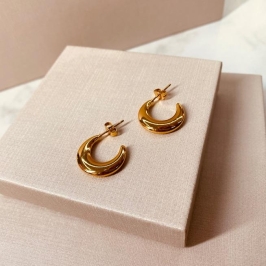 BR AÇO OURO ARGOLA FINA CIRCULAR