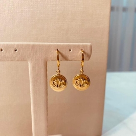 BR OURO ARGOLA FINA LOTUS