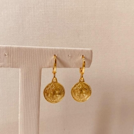 BR OURO ARGOLA FINA PG SÃO BENTO