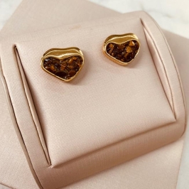 BR OURO CORACAO OLHO DE TIGRE FRAGMENTOS