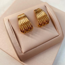 BR OURO EARHOOK FIOS