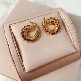 BR OURO ESPIRAL CROISSANT