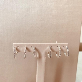 BR PRATA 3 ARGOLAS FINAS FAKES MICROCRAVEJADAS