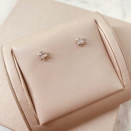 BR PRATA 925 ZIRCONIA QUADRADA BABY 4MM