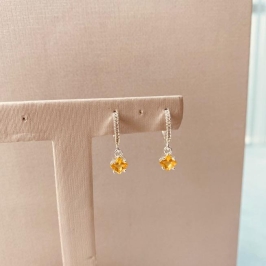 BR PRATA ARGOLA FINA MICRO CRAVEJADA PG AMARELO