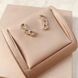 BR PRATA EARCUFF CORAÇÃO VAZADO E MICRO CRAVEJADO