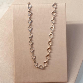 CK PRATA CORAÇÕES VAZADOS