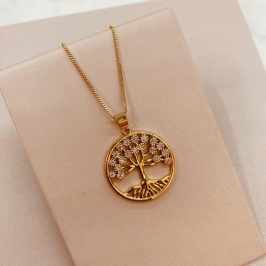 CL OURO ARVORE DA VIDA MANDALA