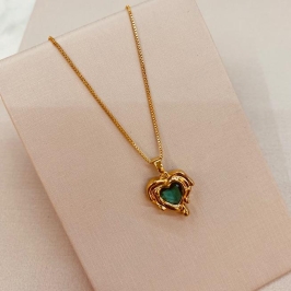 CL OURO CORAÇÃO ORGANICO ESMERALDA