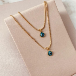 CL OURO DUPLO OLHO GREGO