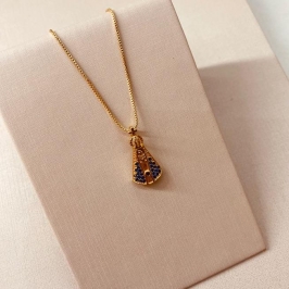 CL OURO NSA SENHORA MANTO AZUL