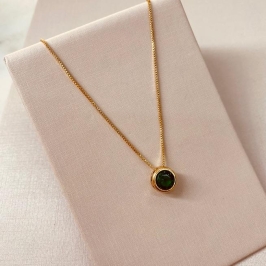 CL OURO PONTO DE LUZ ESMERALDA 8MM CAIXA ALTA