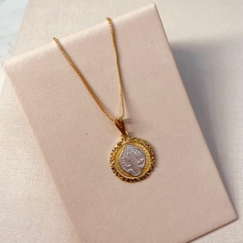 CL OURO SÃO BENTO RODINADO REPLICA