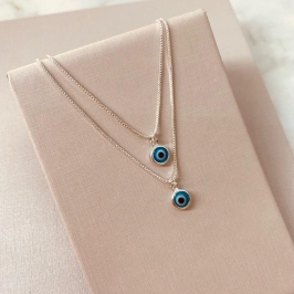 CL PRATA DUPLO OLHO GREGO