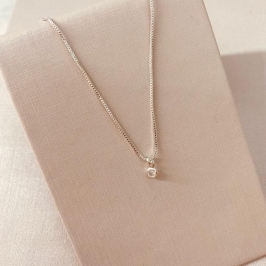 CL PRATA PONTO DE LUZ 3MM