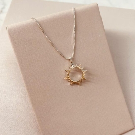 CL PRATA SOL ZIRCONIA