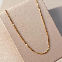 CR OURO VENEZIANA 1MM 70CM