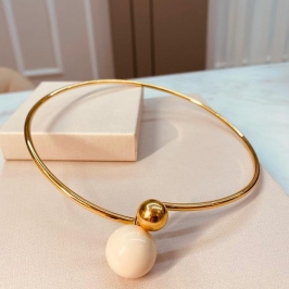 ARO OURO BOLA LISA E BOLA G OFF WHITE