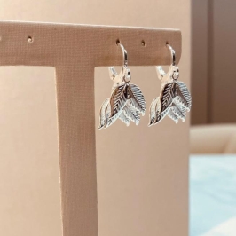 BR PRATA ARGOLA FINA PG FOLHAS