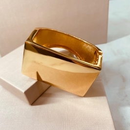 BRAC OURO RETANGULAR