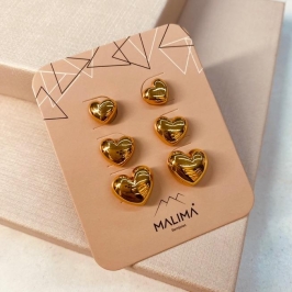 TR OURO CORAÇÃO LISO