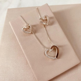 CJ PRATA CORAÇÃO 3D