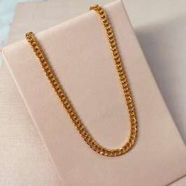 CK OURO GRUMET DUPLA FINA