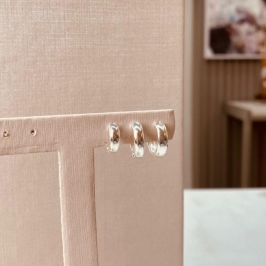 TR PRATA ARGOLA LISA MEIO LARGA