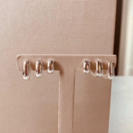 TR PRATA ARGOLA QUADRADA LISA GROSSA