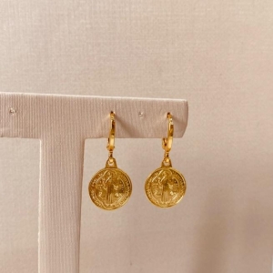 BR OURO ARGOLA FINA PG SÃO BENTO