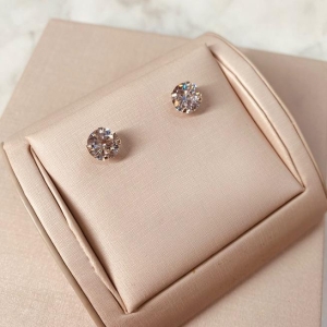 BR PRATA 925 PONTO DE LUZ 8MM