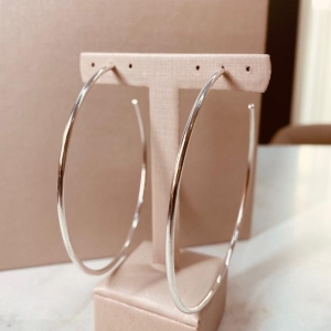 BR PRATA ARGOLA FINA GRANDE