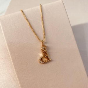 CL OURO CÃO SENTADO