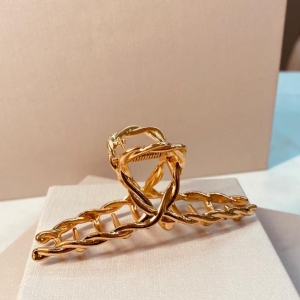 PRENDEDOR OURO TRANÇADA