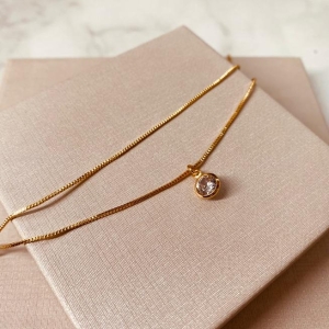 TZ OURO VENEZIANA DUPLA ZIRCONIA