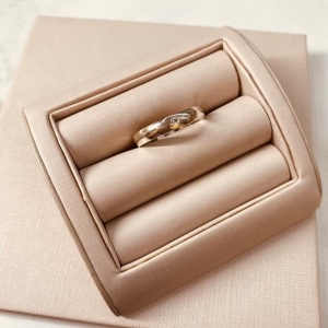 ALIANÇA PRATA 925 LISA ZIRCONIA 4MM