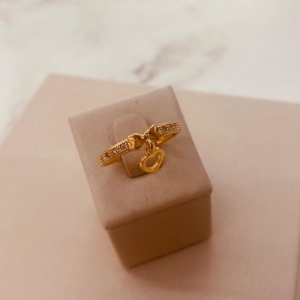 AN OURO LAÇO COM PG CORAÇÃO VAZADO