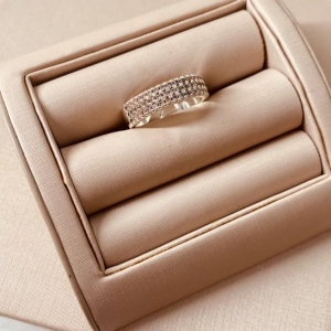 AN PRATA MICRO CRAVEJADO 3 FILEIRAS