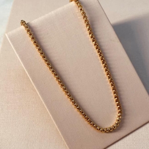 CR OURO ELOS QUADRADOS 45CM