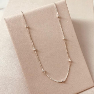 CR PRATA VENEZIANA BOLINHAS 60CM