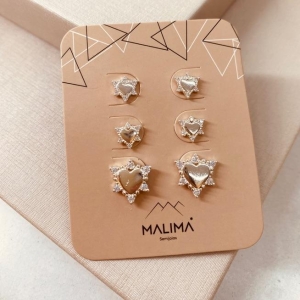 TR PRATA CORAÇÃO COM ZIRCONIA