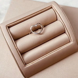 AN PRATA LISO CORAÇÃO VAZADO