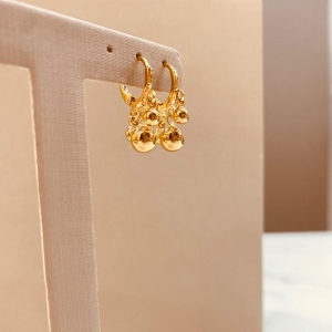 BR OURO ARGOLA FINA PG 3 BOLAS