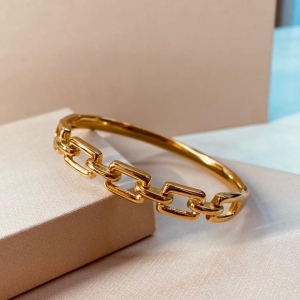 BRAC STEEL PREMIUM OURO ELOS QUADRADOS