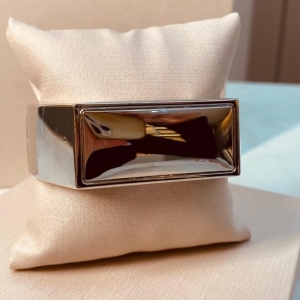 BRAC PRATA REDONDO FRENT RETANGULAR