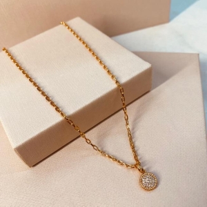 CL OURO CARTIER PG REDONDO MICRO CRAVEJADO