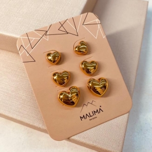 TR OURO CORAÇÃO LISO