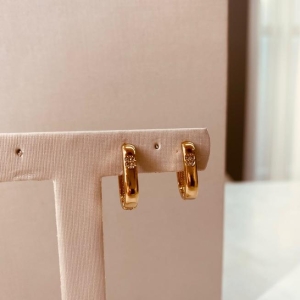 BR OURO ARGOLA RETANGULAR OVAL DETALHE G